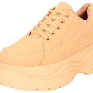 Cambridge Select Women's Retro 90s Ugly Dad Rave Lace-Up Chunky High Platform Fa